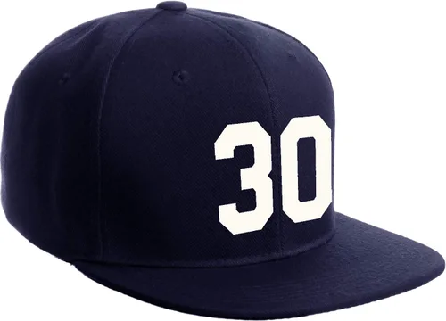 Vista 23 de Número de equipo modificado para requisitos particulares del jugador del color del sombrero del Snapback de la visera plana clásica de la visera