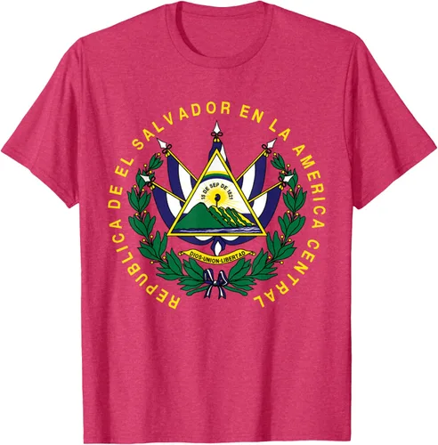 Vista 27 de amdesco Salvador Camisa, salvadoran Escudo de armas playera, mujer L, Blanco