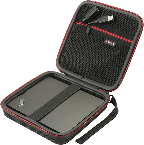 Vista 8 de RLSOCO Funda para lector de grabador de disco externo de CD/DVD, compatible con LG, Dell, ASUS, Verbatim, HP, Aelrsoch, Hitachi LG y más Drive