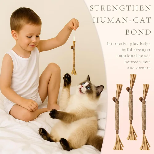 Vista 5 de Natural Silvervine - Juego de 3 palitos masticables para gatos, juguetes comestibles de limpieza de dientes de gatito, golosinas para el cuidado
