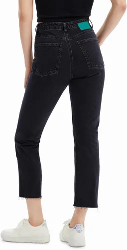 Vista 5 de Desigual Jeans rectos recortados para mujer