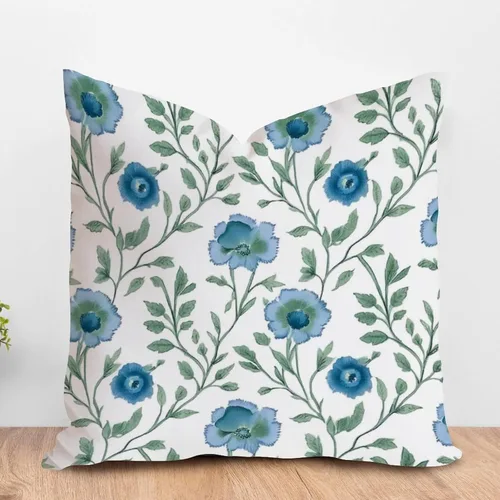 Vista 18 de ArogGeld Chinoiserie - Funda de cojín con diseño de pagoda asiática azul índigo, diseño cuadrado de flores y pagoda asiática, para oficina, silla