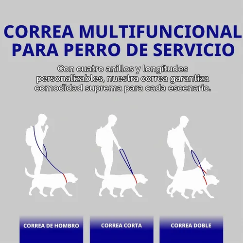 Vista 8 de ActiveDogs - Correa de perro manos libres, correa cruzada para la cintura