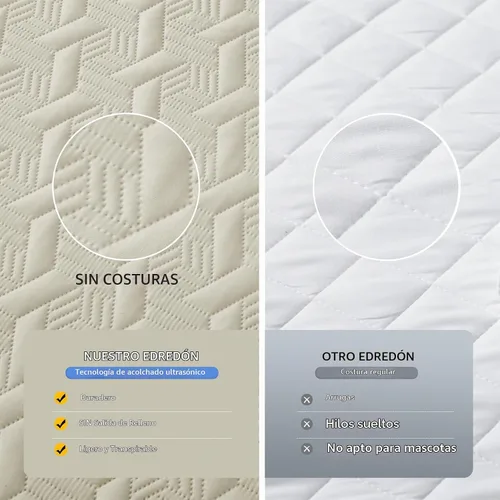 Vista 4 de Lavsiry Juego de ropa de cama acolchada de tamaño individual beige con funda de almohada, colcha ligera de verano, sobrecama, manta acolchada suave