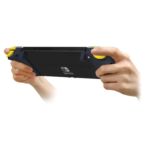 Vista 3 de HORI Nintendo Switch Split Pad Compact (PAC-MAN Edition) Ergonomic Controller for Handheld Mode - Officially Licensed by Nintendo and Bandai-Namco