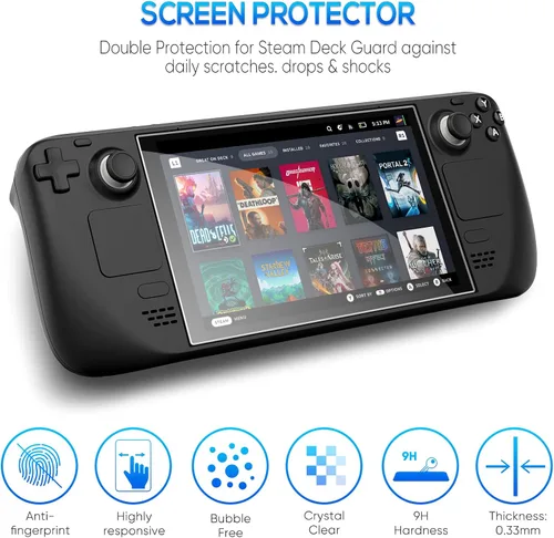 Vista 5 de YUANHOT - Funda protectora mejorada para cubierta de vapor con protector de pantalla, kit de accesorios de cubierta protectora de TPU suave