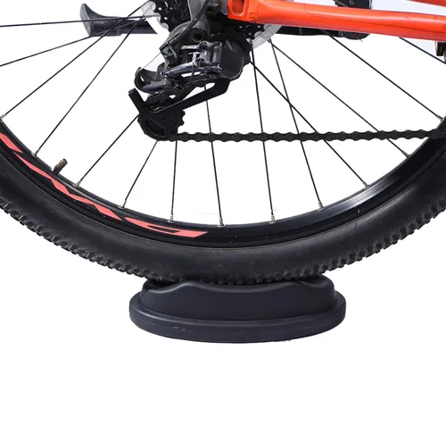 Vista 3 de Bloque de rueda delantera para bicicleta, bloque elevador de rueda delantera para bicicleta, soporte de bicicleta estacionario, antideslizante