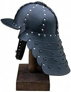 Vista 3 de Armadura samurái de cuero Armadura vikinga medieval para cosplay Armadura de caballero de cuero Armadura vikinga unisex de fantasía steampunk