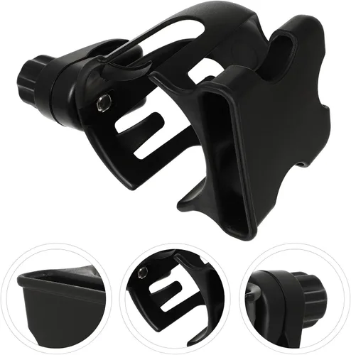 Vista 8 de Stroller Bottle Holder with Phone Stand Lightweight Water Bottle Rack for Strollers Easy Installation Compatible with Walkers and Wheelchairs