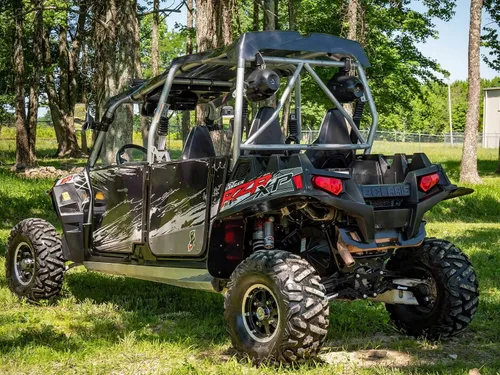Vista 5 de SuperATV Brazos de Reacción Posteriores y Varillas Posteriores, de Alta Distancia, en Caja, para Polaris RZR XP 900 / XP 4 900 (2011-2014) - Negro