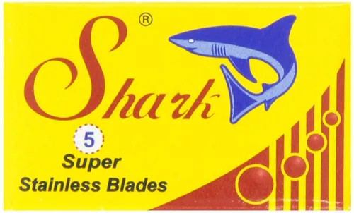 Vista 2 de Shark Cuchillas para rasurar de doble filo, Super cromado, 100 unidades, 100