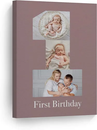 Vista 11 de Smile Art Design Impresión en lienzo personalizada: arte de pared con fotos personalizadas, hecho a pedido en Estados Unidos, lienzo premium