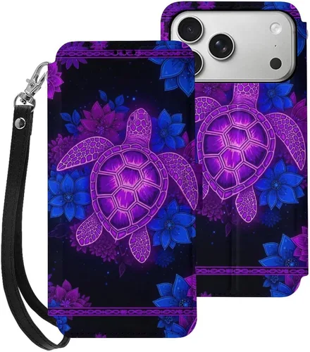 Vista 36 de SWEET TANG Compatible with iPhone 17 Pro Wallet Case Women PU Leather Shockproof Protective Folio Flip Cover (Chicken Chickens)