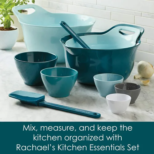 Vista 7 de Rachael Ray Juego de utensilios antiadherentes para hornear y mezclar y medir - 20 piezas