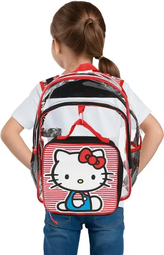 Vista 6 de BIOWORLD Set de Mochila para Niñas Lilo & Stitch (niño pequeño/niño grande) Morado Talla Única