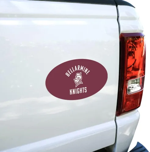 Vista 2 de GRAPHICS & MORE Bellarmine University Knights Logo Automotive Car Refrigerador Locker Vinilo Euro Oval Imán