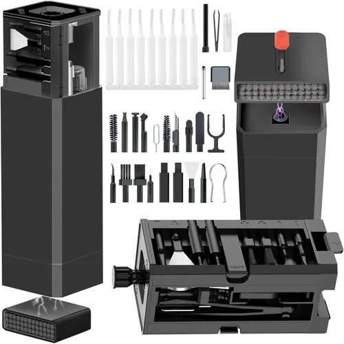 Vista 10 de Kit de limpieza de teléfono celular, kit de limpieza para iPhone para puerto de carga, kit de limpieza de teclado para Airpods/Android/USB