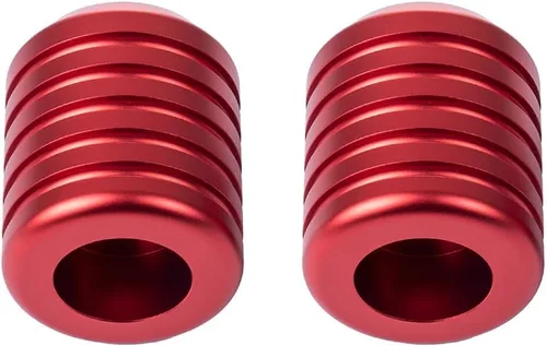 Vista 13 de Advanblack ProTek - Deslizadores de barra de choque Harley mecanizada de 1.25 pulgadas, rueda decorativa giratoria para protector de motor delantero