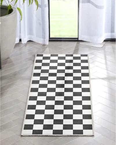 Vista 23 de Well Woven Apollo Flatwoven Modern Squares Alfombra multicolor de 3 pies 3 pulgadas x 5 pies para niños
