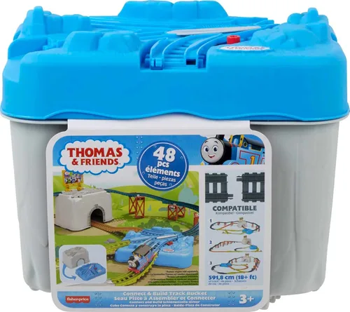 Vista 7 de Thomas & Friends Connect & Build - Cubo de pista, juego de 34 piezas