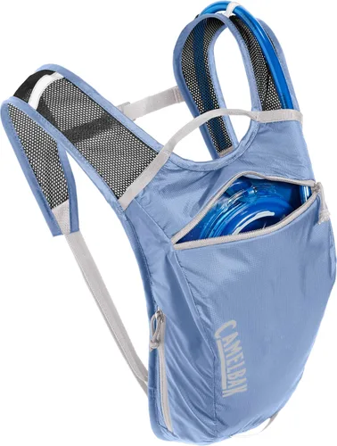 Vista 4 de CamelBak HydroBak Mochila de hidratación ligera para bicicleta, diseño ultraligero de bajo perfil con depósito Crux de 50 onzas, Serenity Blue 2.0