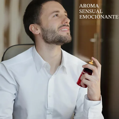 Vista 5 de Firenight - Eau De Parfum para hombre, 3.4 onzas líquidas, notas altas de flor de nuez moscada, lavanda, cedro, manzanilla, naranja mandarina
