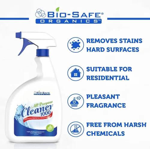 Vista 4 de Limpiadores orgánicos potentes no tóxicos Todos los limpiadores naturales Combo Paquete de muestras - Limpiador de alfombras y multiusos 24 Oz.