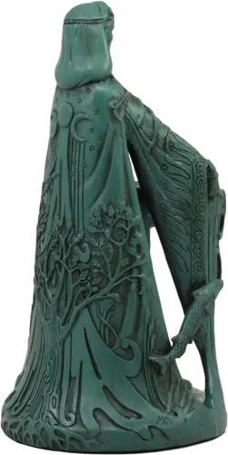 Vista 2 de Ebros Mitología irlandesa Triple Diosa Madre Danu con caldero mágico 9 pulgadas de alto Don Divina Fuente Femenina de Sabiduría Riqueza Fuerza