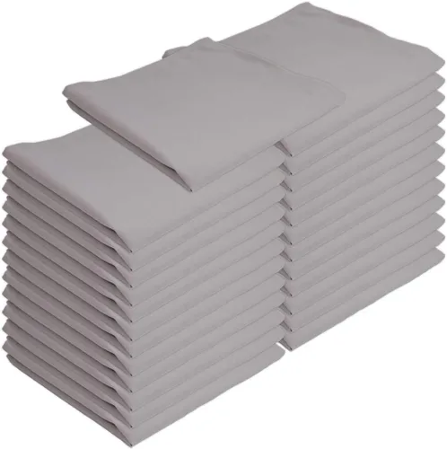 Vista 13 de Arkwright Servilletas de tela para restaurante, (paquete de 25) servilletas de poliéster hilado con bordes con dobladillo, ideal para cenas, bodas