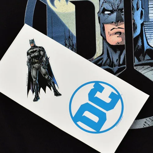 Vista 6 de Sudadera con capucha y calcomanías con logotipo de Batman (L), Batman