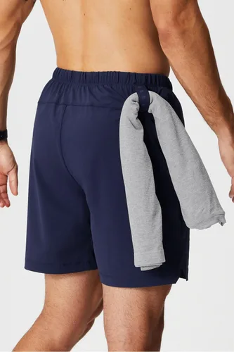 Vista 98 de Fabletics The One - Pantalón corto para hombre (forro), entrenamiento, natación, ligero, de secado rápido, bolsillo con cremallera, tejido elástico