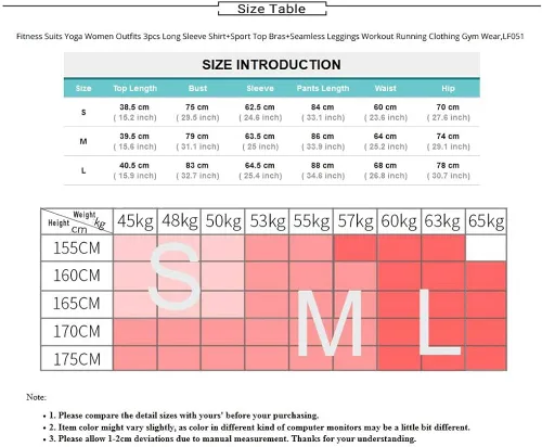 Vista 3 de Veriliss Conjunto de 3 piezas de entrenamiento sin costuras para mujer, gimnasio, deportes, escuela, correr, yoga, ropa deportiva