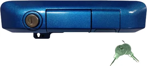 Vista 11 de Pop & Lock Cerradura manual de puerta trasera para Toyota Tacoma, Negro Arena Perla