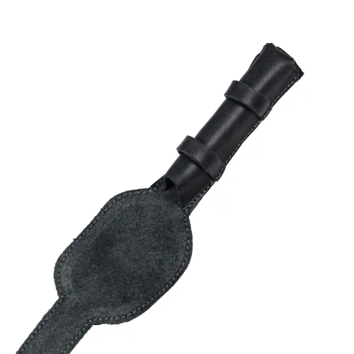 Vista 4 de Hide & Drink, Funda protectora de cuero para maquinilla de afeitar de doble filo, bolsa de viaje para afeitar, hecha a mano (negro carbón)