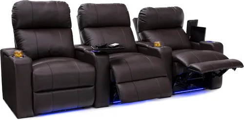Vista 12 de Seatcraft Julius - Asiento de cine en casa (2 unidades), color negro