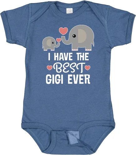 Vista 23 de inktastic Best Gigi Grandma Ever Grandchild Baby Bodysuit 0040 Negro