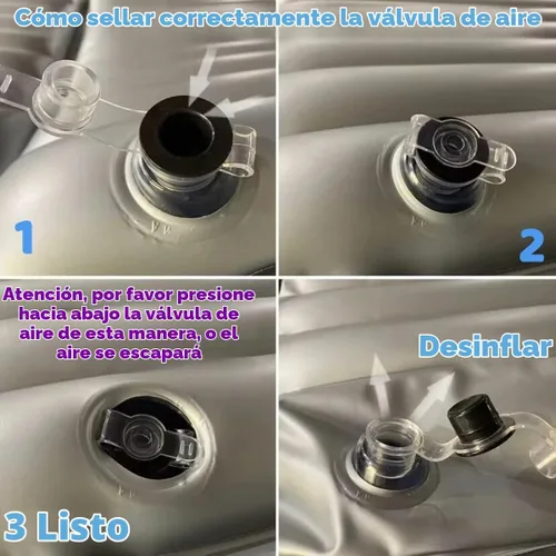 Vista 7 de Cama universal para colchón de aire con bomba