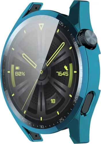 Vista 4 de Fundas protectoras de pantalla compatibles con Huawei Watch GT3, funda de TPU suave, accesorios para reloj inteligente, fundas TenCloud resistentes