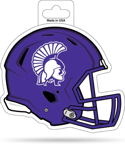 Vista 75 de Rico Industries NCAA - Calcomanía para casco de corte en forma de 4.75 x 5 pulgadas