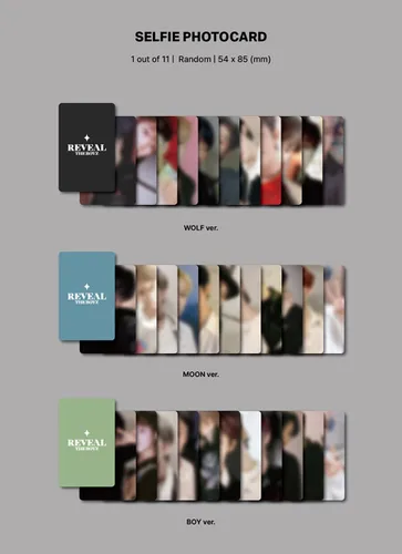 Vista 3 de (PLATAFORMA Ver.) THE BOYZ REVEAL 1er álbum (WOLF Ver) K-POP SEALED