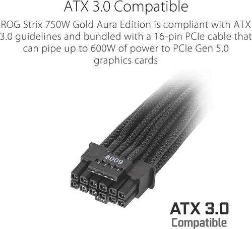 Vista 5 de ASUS ROG Strix 750W Oro Edición Aura