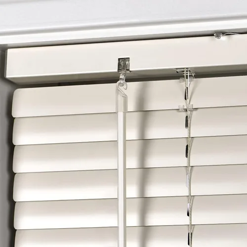 Vista 52 de LazBlinds Mini persianas de aluminio de 1" sin herramientas, sin necesidad de taladro, persianas sin cables para ventanas, persianas horizontales