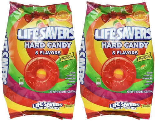 Vista 9 de Life Savers Five Flavors - Bolsa de dulces duros, 41 onzas (paquete de 2)