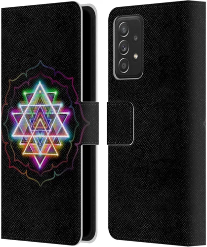 Vista 9 de Head Case Designs Officially Licensed Jumbie Art Alien Visionary Leather Wallet Case Compatible with Samsung Galaxy A53 5G (2022)