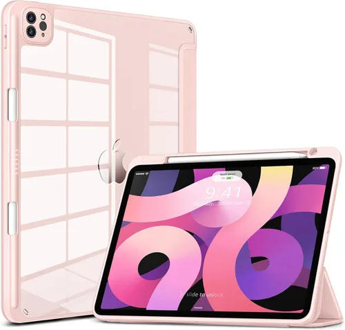 Vista 9 de VIKESI Funda para iPad Pro de 11 pulgadas de 4ª/3ª/2ª/1ª generación, iPad Air de 11 pulgadas, 5ª y 4ª generación con parte trasera transparente Azul