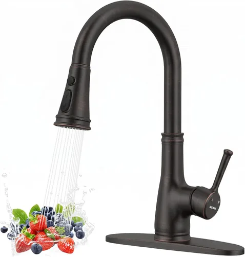 Vista 12 de WEWE Grifo de agua potable vintage, grifo de filtro de agua de cocina de acero inoxidable sin plomo para sistema de ósmosis inversa, grifo de Níquel