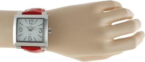 Vista 3 de Peugeot Reloj de piel fácil de leer con cara grande para mujer