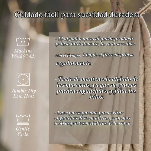 Vista 7 de Threadmill Mantas de Algodón de Lujo para Cama de Tamaño King Manta de Algodón 100% Acogedora para Todas las Estaciones Colcha Jacquard Aster