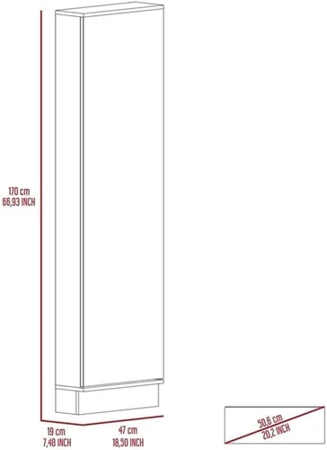 Vista 2 de Tuhome Leto XL - Zapateros de madera para dormitorio, fáciles de montar, color negro Wengue Negro