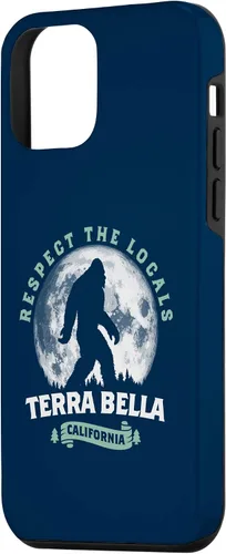 Vista 2 de iPhone 12 mini Terra Bella California Bigfoot Night Walk Retro Case
